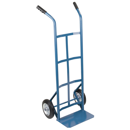 Diable &agrave; roue enti&egrave;rement soud&eacute;, Prise Double, Acier, Hauteur de 48", Capacit&eacute; 600 lb Helyx Safety & Industrial Supplies