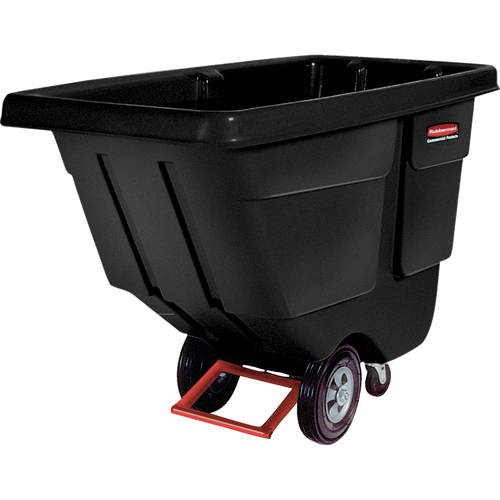 Tilt Truck, Polyethylene, 1 cu. yd., 850 lbs. Load Capacity Helyx Safety & Industrial Supplies