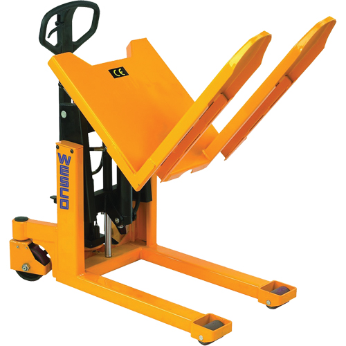 Ergonomic Pallet Tilter, 90° Tilt, 2200 lbs. Capacity, 51-2/3" L x 21-1/2" W x 44-1/4" H Helyx Safety & Industrial Supplies