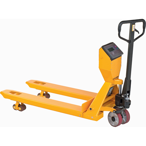 Digital Scale Pallet Truck, 47.5" L x 22" W, 5000 lbs. Cap. Helyx Safety & Industrial Supplies