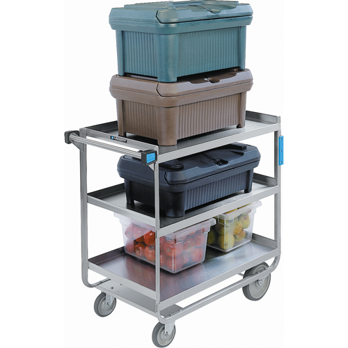 Chariots robustes &agrave; ch&acirc;ssis en U, 3 Tiers, 23" la x 37-1/8 h x 38-5/8" p, Capacit&eacute; 700 lb Helyx Safety & Industrial Supplies