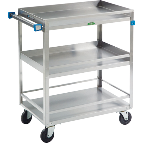 Chariots avec barres de retenue, 3 Tiers, 19" la x 34-3/4" h x 31" p, Capacit&eacute; 500 lb Helyx Safety & Industrial Supplies