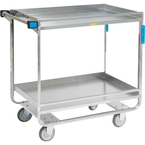 Chariots avec barres de retenue, 2 Tiers, 23" la x 37-1/4" h x 38-5/8" p, Capacit&eacute; 700 lb Helyx Safety & Industrial Supplies