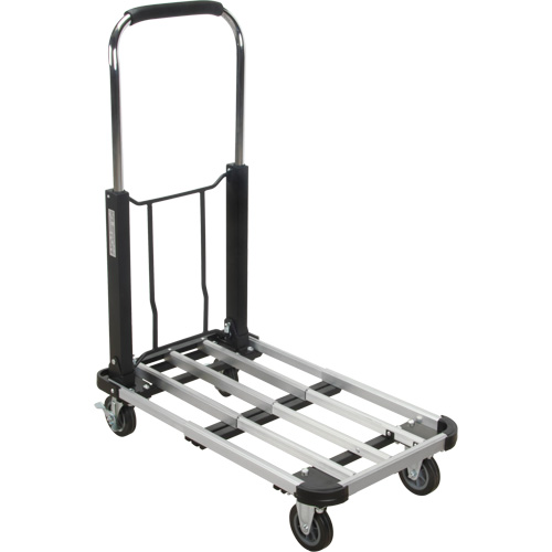 Foldable Platform Trucks, Aluminum, 300 lbs., 28" L x 16" W, 32" High Helyx Safety & Industrial Supplies