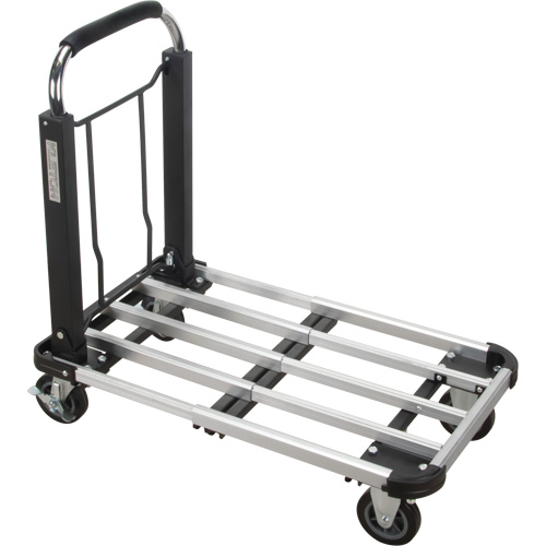 Foldable Platform Trucks, Aluminum, 300 lbs., 28" L x 16" W, 32" High Helyx Safety & Industrial Supplies