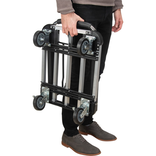 Foldable Platform Trucks, Aluminum, 300 lbs., 28" L x 16" W, 32" High Helyx Safety & Industrial Supplies