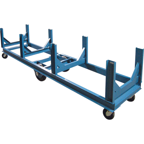Bar Cradle Truck, 96" L x 28" W x 29" H, 5000 lbs. Capacity, Phenolic Wheels Helyx Safety & Industrial Supplies