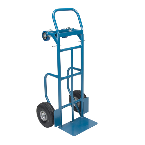 Convertible Deluxe Hand Truck, Steel, 800 lbs. Capacity Helyx Safety & Industrial Supplies