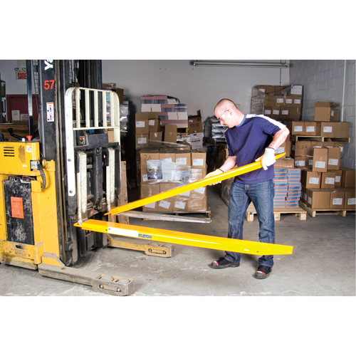 Rallonges de fourches, 72" l x 5" la, Pour des largeurs de fourches 4" Helyx Safety & Industrial Supplies