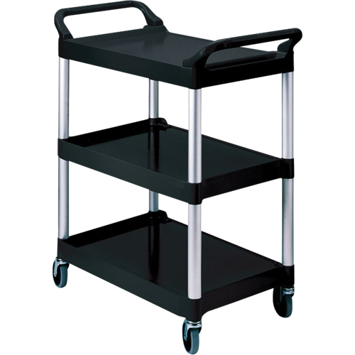 Chariot de service, 3 tiers, 19" x 38" x 34", Capacit&eacute; 200 lb Helyx Safety & Industrial Supplies
