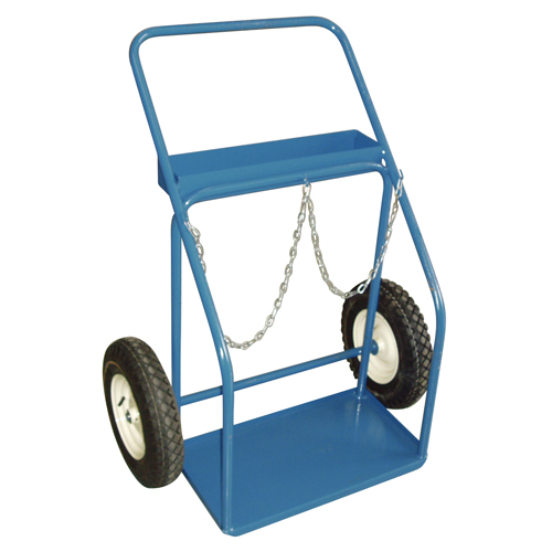 Chariots pour bouteilles de gaz, Roues Pneumatique, Base de 25" la x 13" lo, 400 lb Helyx Safety & Industrial Supplies