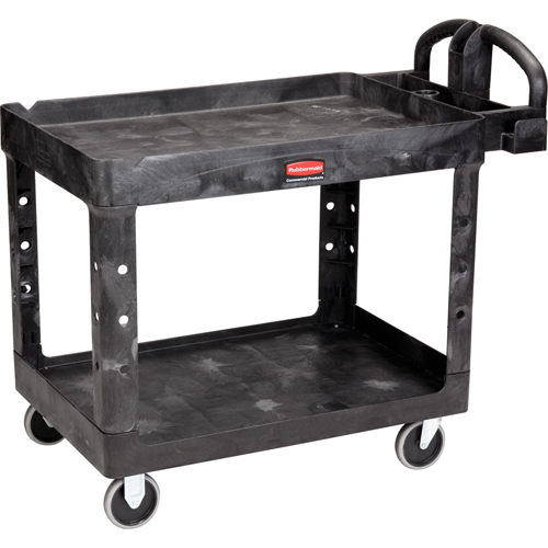 Chariot utilitaire robuste - 4546-00, 2 tiers, 26" x 33-1/4" x 55", Capacit&eacute; 750 lb Helyx Safety & Industrial Supplies
