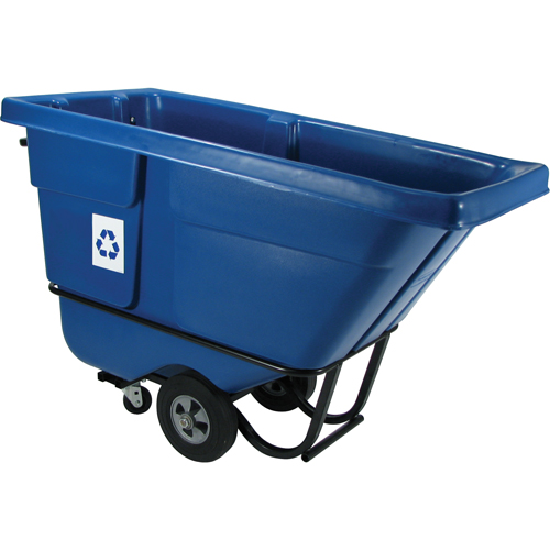 Tilt Truck, Polyethylene, 1/2 cu. yd., 850 lbs. Load Capacity Helyx Safety & Industrial Supplies