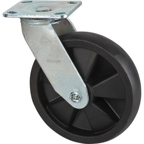 Roulettes haute temp&eacute;rature, Pivotant, 8" (203,2 mm), Nylon, 1000 lb (453 kg) Helyx Safety & Industrial Supplies