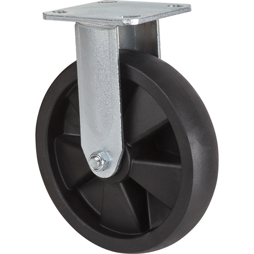 Roulettes haute temp&eacute;rature, Fixe, 8" (203,2 mm), Nylon, 1000 lb (453 kg) Helyx Safety & Industrial Supplies