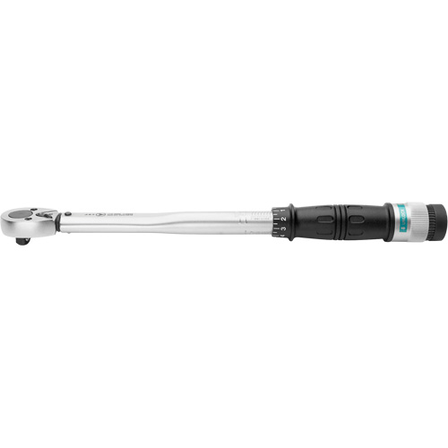 JTW-3880 Cl&eacute; dynamom&eacute;trique, &agrave; cliquer, Entraînement 3/8" carr&eacute;, 15 - 80 lb-pi Helyx Safety & Industrial Supplies