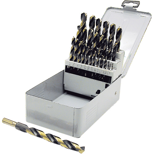 BG29RS Premium JET-KUT B & G Reduced Shank Drill Bit Set, 29 Pieces, High Speed Steel Helyx Safety & Industrial Supplies