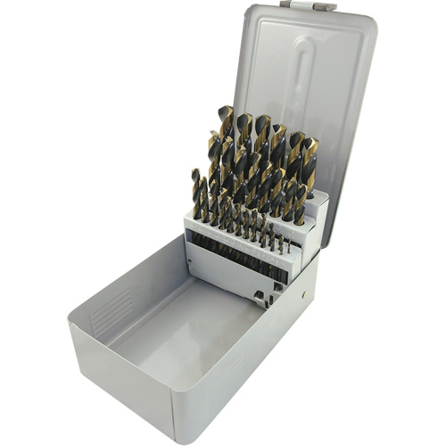 BG29 Jeu de forets JET-KUT Torque Drive, 29 morceaux, Acier rapide Helyx Safety & Industrial Supplies