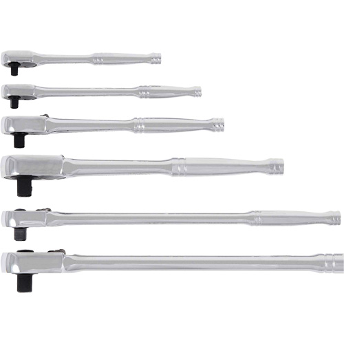 RHQ-12L Long Handle Oval Head Ratchet Wrench, 1/2" Drive, Plain Handle Helyx Safety & Industrial Supplies