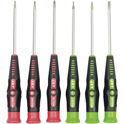 JPSD-6 Precision Screwdriver Set, 6, Magnetic Helyx Safety & Industrial Supplies
