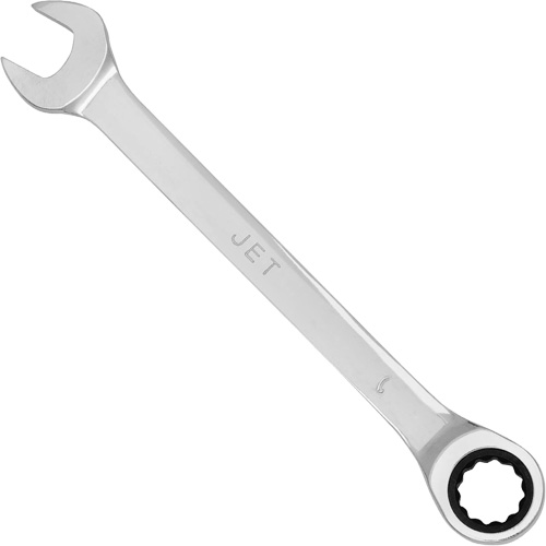 Non-Reversible Long Pattern Ratcheting Combination Wrench, 9 mm, Chrome Finish Helyx Safety & Industrial Supplies