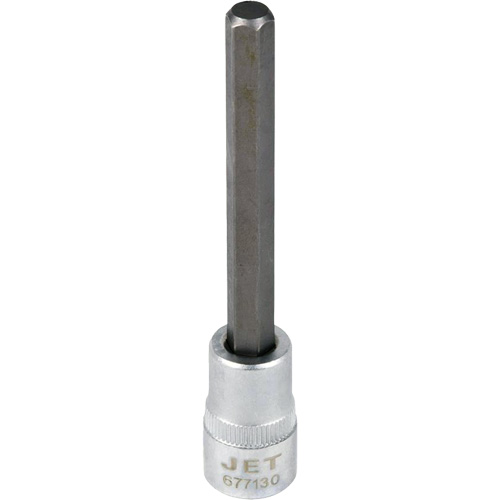 Bit Socket, Hex, 1/4" x 4" L, 3/8" Drive Helyx Safety & Industrial Supplies