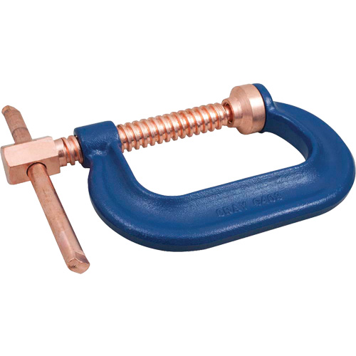 Serre-joint forg&eacute; robuste, Capacit&eacute; de 10" (254 mm), Profondeur de gorge de 5" (127 mm) Helyx Safety & Industrial Supplies