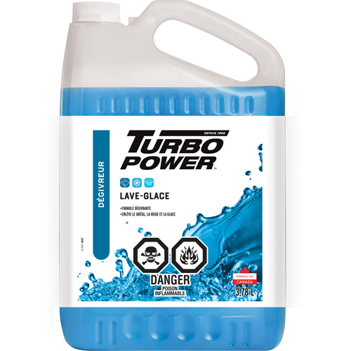Liquide lave-glace toutes saisons Turbo Power, Cruche, 3,78 L Helyx Safety & Industrial Supplies