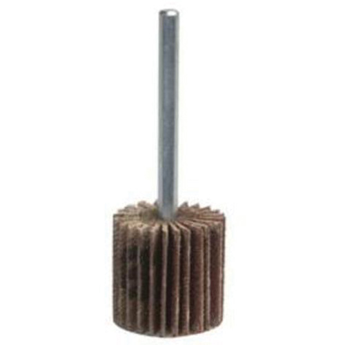 Mini-meule &agrave; lamelles avec moyeu, Oxyde d'aluminium, Grain 180, 1-1/2" x 1/2" x 1/4" Helyx Safety & Industrial Supplies