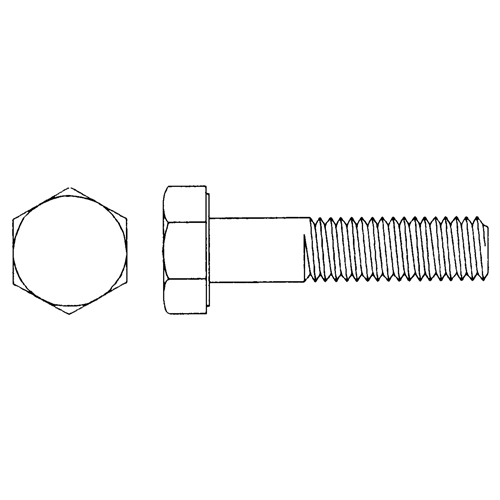 Vis d'assemblage &agrave; t&ecirc;te hexagonale, 3/4" dia., 5-1/2" lo, Ordinaire, Fin, Grade 8 Helyx Safety & Industrial Supplies