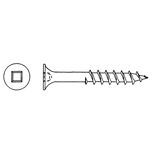 Vis de pont, #8 x 1-3/4" lo, Vert Helyx Safety & Industrial Supplies