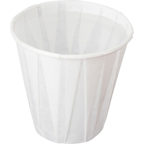 Gobelet pliss&eacute;, Papier, 5 oz, Blanc Helyx Safety & Industrial Supplies