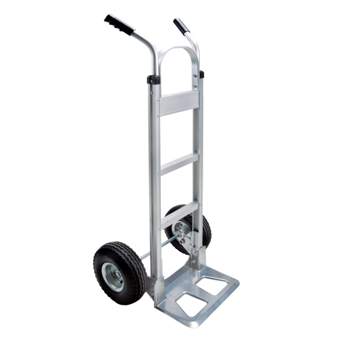 Knocked Down Hand Truck, Dual Handle, Aluminum, 50-5/8" Height, 500 lbs. Capacity Helyx Safety & Industrial Supplies