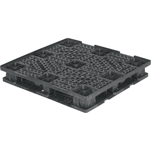 Double Deck Stackable Pallets, 4-Way Entry, 48-7/10" L x 45.7" W x 7-1/2" H Helyx Safety & Industrial Supplies