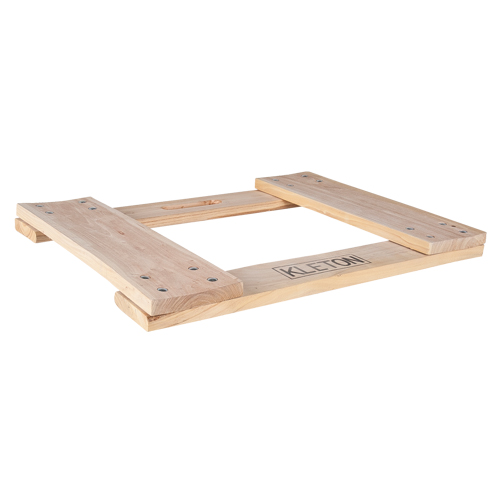 Cadre de socle roulant en bois dur, Roues en Non compris, Capacit&eacute; de 900 lb, 18" la x 24" p x 1,5" h Helyx Safety & Industrial Supplies