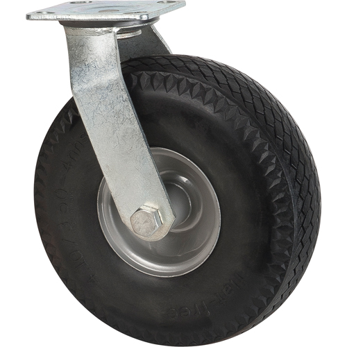 Flat-Free Casters, Swivel, 10" (254 mm), Flat-Free, 300 lbs. (136 kg.) Helyx Safety & Industrial Supplies