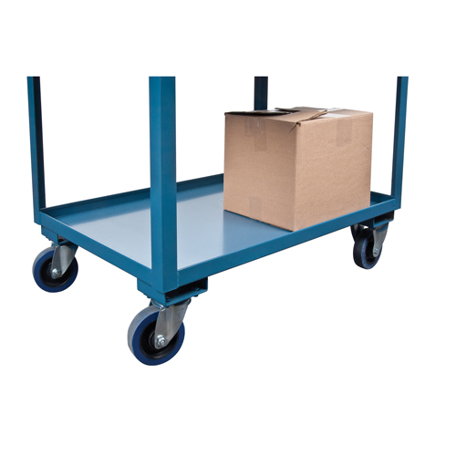 Deep Lipped Service Cart, 2 Tiers, 24" W x 47" H x 36" D, 1200 lbs. Capacity Helyx Safety & Industrial Supplies