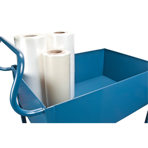 Deep Lipped Service Cart, 2 Tiers, 24" W x 47" H x 36" D, 1200 lbs. Capacity Helyx Safety & Industrial Supplies