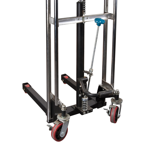 Hydraulic Platform Lift Stacker, Foot Pump Operated, 880 lbs. Capacity, 60" Max Lift Helyx Safety & Industrial Supplies