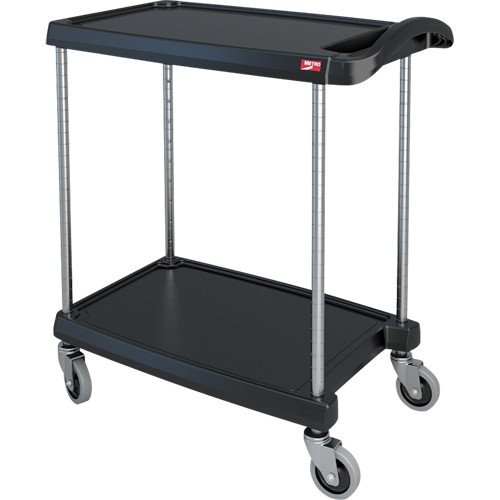 Chariot utilitaire myCart, 2 tiers, 16" x 35-1/2" x 27", Capacit&eacute; 300 lb Helyx Safety & Industrial Supplies