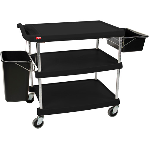 Chariot utilitaire myCart, 3 tiers, 20" x 35-1/2" x 30", Capacit&eacute; 400 lb Helyx Safety & Industrial Supplies