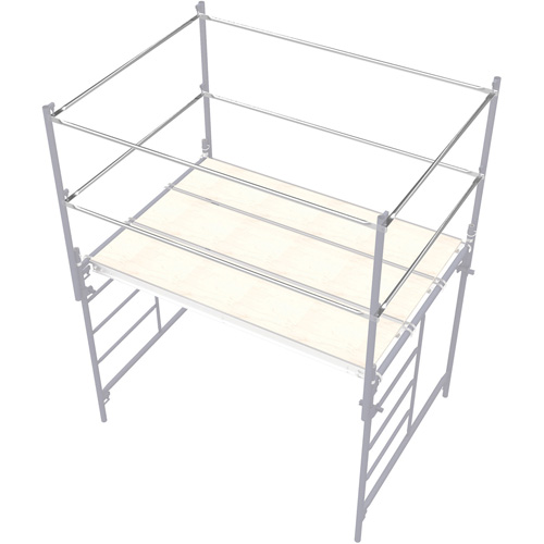 Scaffolding Accessories - Guard Rail, Guard Rail, 2" W x 84" H Helyx Safety & Industrial Supplies