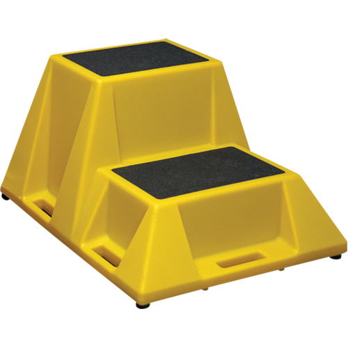 Escabeaux industriels, 2 marches, 36" x 28" x Hauteur 20" Helyx Safety & Industrial Supplies