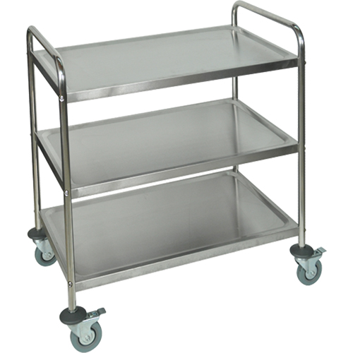 Chariot &agrave; tablettes, 3 Tiers, 21" la x 37" h x 23-1/2" p, Capacit&eacute; 200 lb Helyx Safety & Industrial Supplies