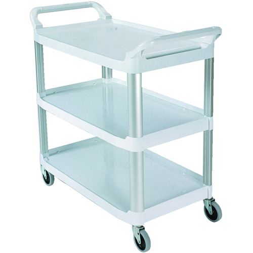 Chariot avec tablette et parois ouvrantes, 3 tiers, 40" x 37" x 20", Capacit&eacute; 300 lb Helyx Safety & Industrial Supplies