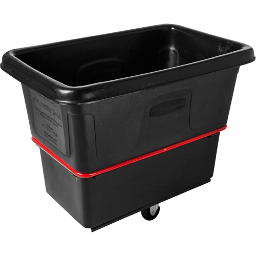 Chariot cubique utilitaire &agrave; usage intensif, Plastique recycl&eacute; noir, 43-1/4" lo x 28" la x 33-3/4" h, Volume 12 pi³, Capacit&eacute; 800 lb Helyx Safety & Industrial Supplies