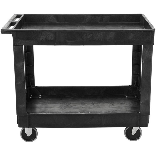 Chariot utilitaire avec poign&eacute;e, 2 tiers, 40" x 32-1/4" x 24", Capacit&eacute; 500 lb Helyx Safety & Industrial Supplies
