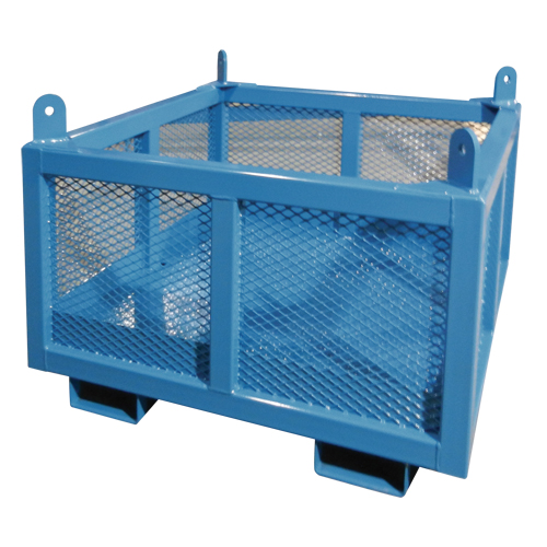 Panier de manutention, 24" ha x 48" la x 48" p, Capacit&eacute; de 2000 lb Helyx Safety & Industrial Supplies