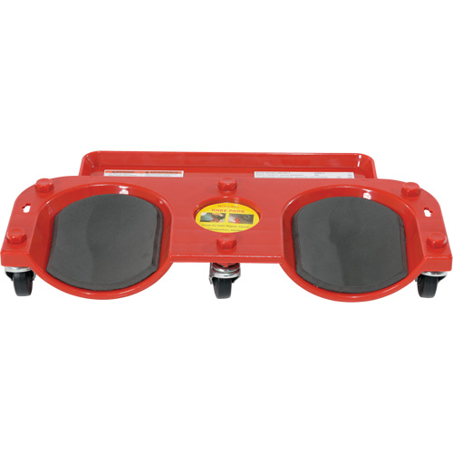 Socle roulant pour les genoux, Plastique, Rouge, Capacit&eacute; 350 lb Helyx Safety & Industrial Supplies