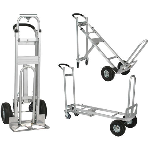 Diables &agrave; 3 positions Spartan III, Aluminium, Capacit&eacute; 750 lb Helyx Safety & Industrial Supplies